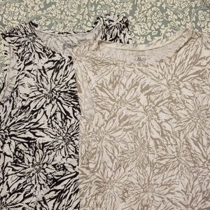 FINAL SALE 🛑 2 tanks grey and navy Large